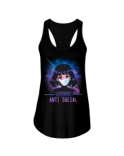 Anti social Ladies Flowy Tank tile