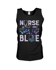 Nurses back the blue Unisex Tank tile