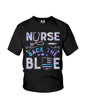 Nurses back the blue Youth T-Shirt tile