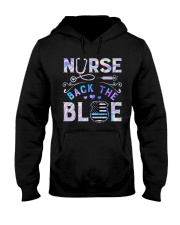 Nurses back the blue Hooded Sweatshirt tile