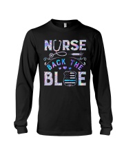 Nurses back the blue Long Sleeve Tee tile