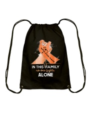 No one fights alone Drawstring Bag tile