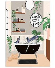 Wash your fins 11x17 Poster front