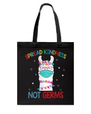 Spread kindness not germs Tote Bag tile