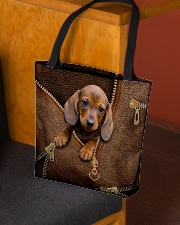 Cute dachshund All-over Tote aos-all-over-tote-lifestyle-front-02