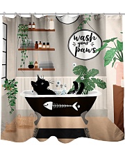 Wash your paws Shower Curtain front