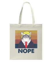 Nope Grumpy Tote Bag tile