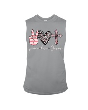 Peace love God Sleeveless Tee tile