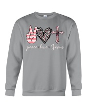 Peace love God Crewneck Sweatshirt tile