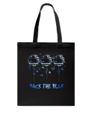 Back the blue Tote Bag tile