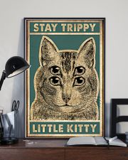 Stay trippy little kitty 11x17 Poster lifestyle-poster-2