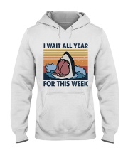 I wait all year for this week Hooded Sweatshirt tile