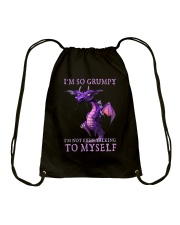 I'm so grumpy Drawstring Bag tile