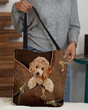 Cute Poodle All-over Tote aos-all-over-tote-lifestyle-front-10