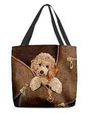 Cute Poodle All-over Tote back