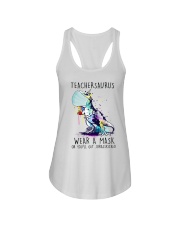 Teachersaurus Ladies Flowy Tank tile