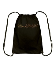 Brown skin girl Drawstring Bag tile