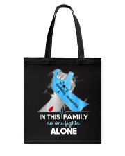 No one fights alone Tote Bag tile