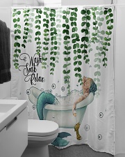 Wash soak relax Shower Curtain aos-shower-curtains-71x74-lifestyle-front-04