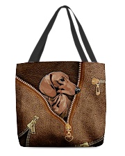 Vintage dachshund All-over Tote back