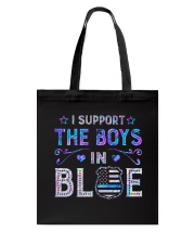 I support the boys in blue Tote Bag tile