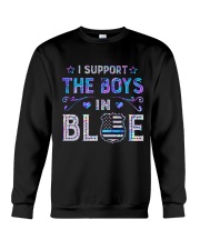 I support the boys in blue Crewneck Sweatshirt tile