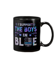 I support the boys in blue Mug tile