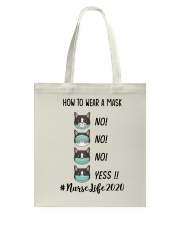Nurse life Tote Bag tile
