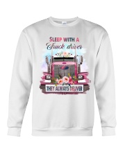 Sleep with a truck driver Crewneck Sweatshirt tile