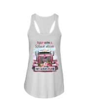 Sleep with a truck driver Ladies Flowy Tank tile