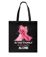 No one fights alone Tote Bag tile