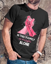 No one fights alone Classic T-Shirt lifestyle-mens-crewneck-front-4