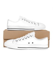 LIMITED EDITION Men's Low Top White Shoes inside-right-outside-right