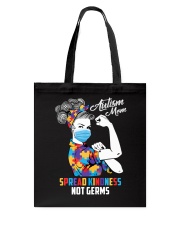 Spread kindness not germs Tote Bag tile