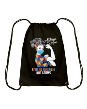 Spread kindness not germs Drawstring Bag tile