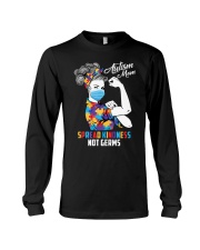Spread kindness not germs Long Sleeve Tee tile