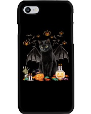 Black cat Halloween Phone Case tile