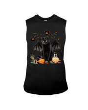 Black cat Halloween Sleeveless Tee tile