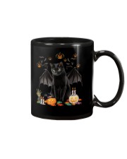 Black cat Halloween Mug tile