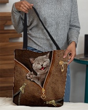 Happy cat All-over Tote aos-all-over-tote-lifestyle-front-10