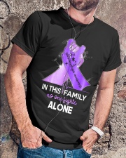 No one fights alone Classic T-Shirt lifestyle-mens-crewneck-front-4