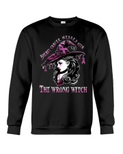 Breast cancer messed Crewneck Sweatshirt tile