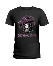 Breast cancer messed Ladies T-Shirt tile