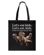 Let's eat kid Tote Bag tile