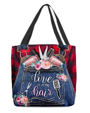 Love is in the hair All-over Tote front