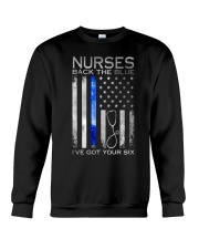 Nurses back the blue Crewneck Sweatshirt tile