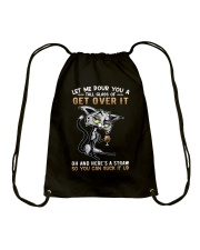 Get over it Drawstring Bag tile