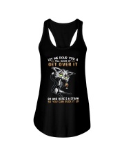 Get over it Ladies Flowy Tank tile