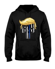 Hair skull Hooded Sweatshirt tile