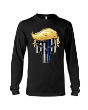 Hair skull Long Sleeve Tee tile